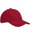BB821B B821B Beechfield EarthAware® Junior Classic Organic Cotton 6 Panel Cap Classic Red colour image